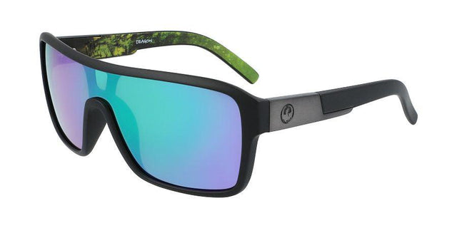 Remix- Matte Black Terrafirma w/ Lumalens Green Ion | DRAGON | Beachin Surf