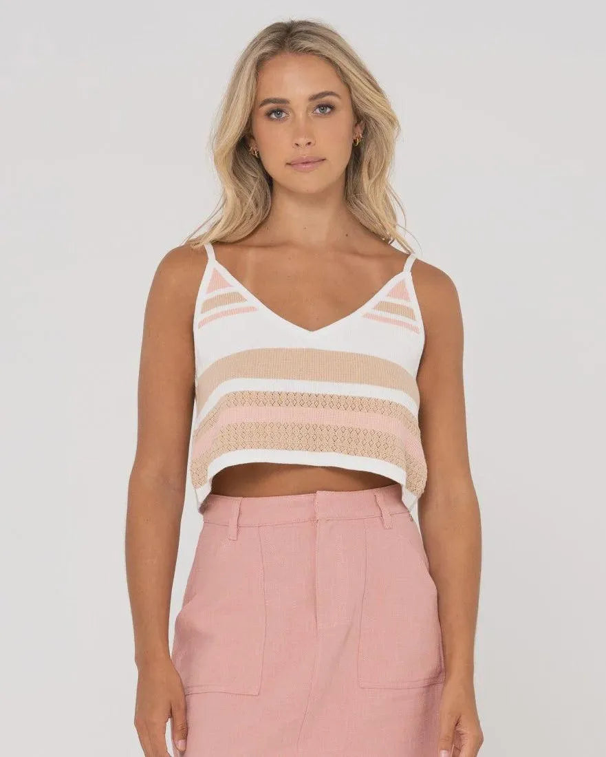 Sandbar Knitted Crop Top - Beachin Surf