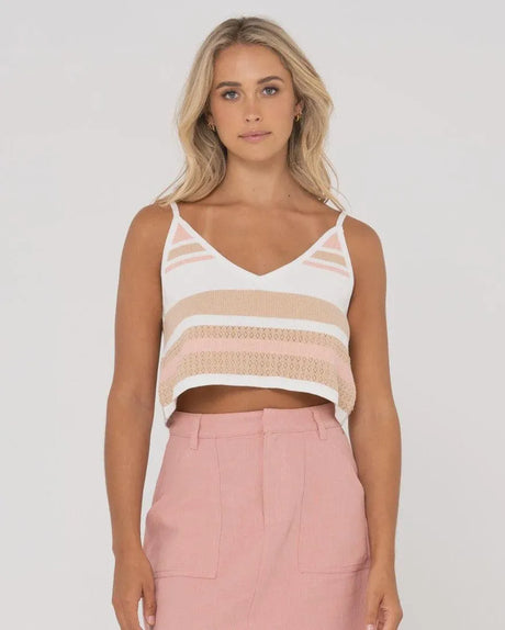 Sandbar Knitted Crop Top - Beachin Surf