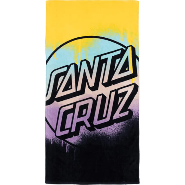 Santa Cruz Opus Dot Drip Beach Towe | SANTA CRUZ | Beachin Surf