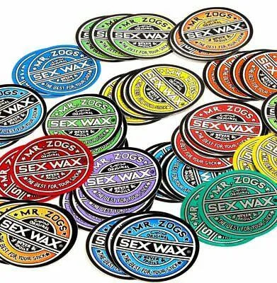 Sex Wax 3" Circle Sticker - Beachin Surf