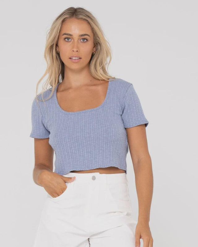 Simmer Crop Top | RUSTY | Beachin Surf