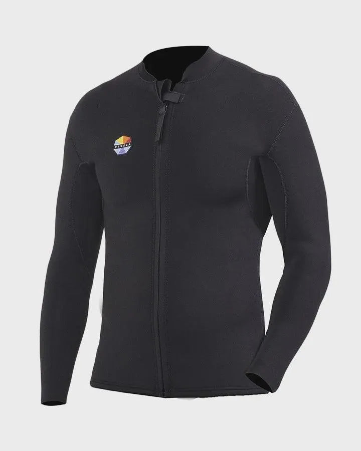 Solid Sets 2Mm Front Zip Jacket - Beachin Surf