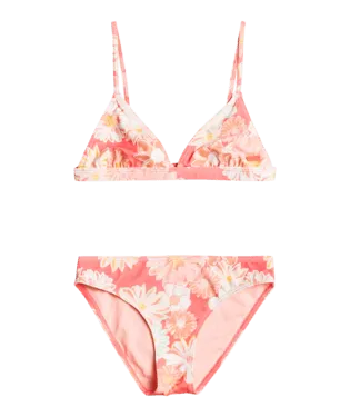 Vintage Mood Story Tri Bra Set - Beachin Surf